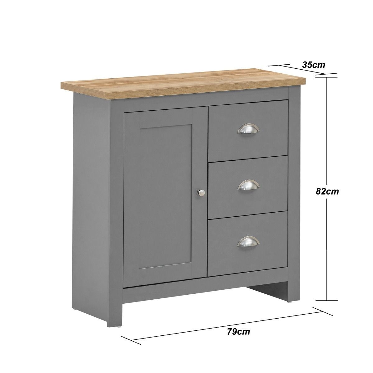 Lisbon Grey Sideboard Measurements