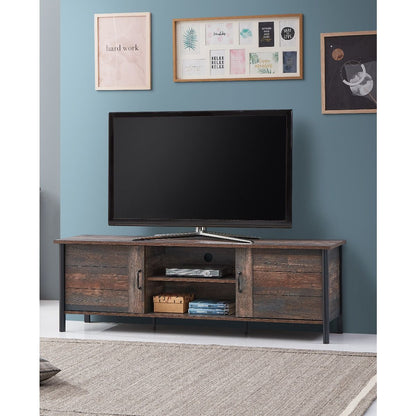 Willow Dark Oak TV Stand Unit Cabinet Media Centre