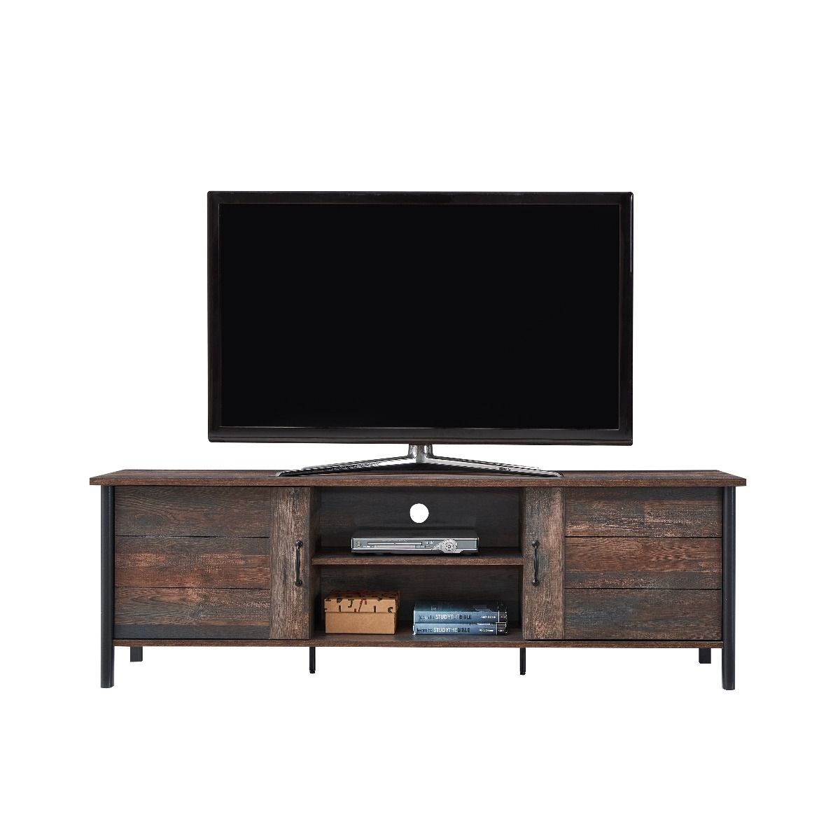 Willow Dark Oak TV Stand Unit Cabinet Media Centre