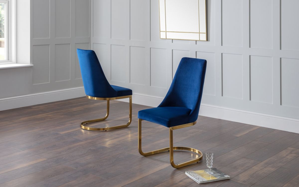 Blue or Grey Dining Chair